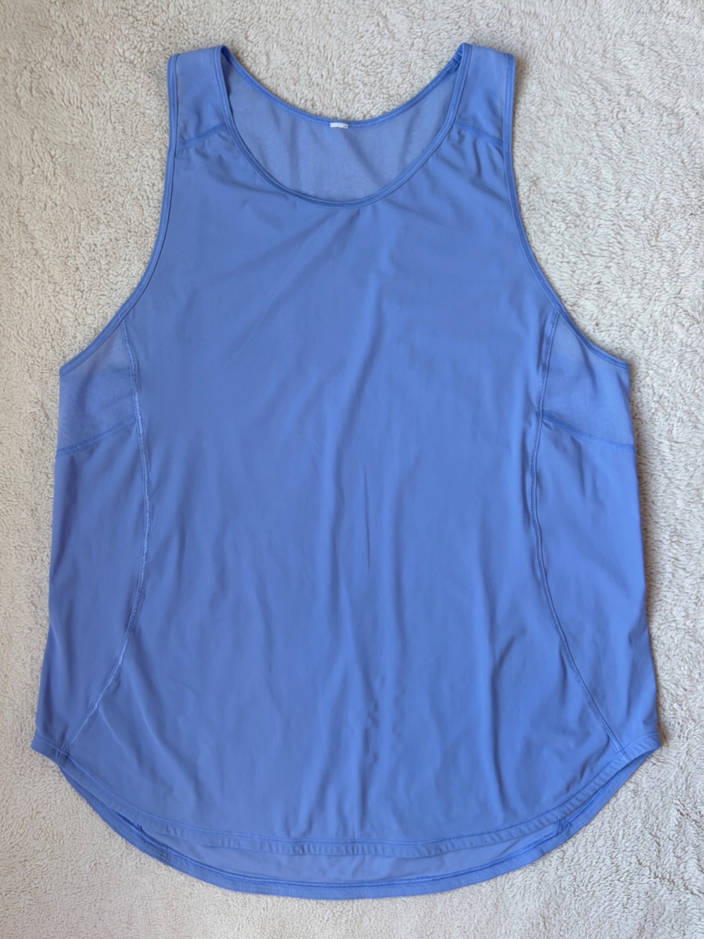 Lululemon Light Blue Periwinkle Women's Sculpt Tank II Top Size 10 - Picture 4 of 9